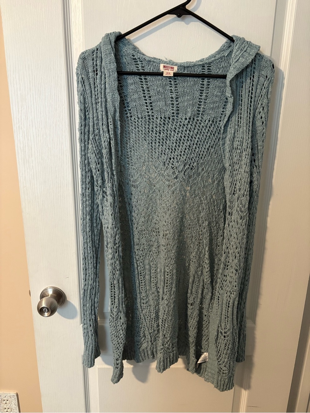 Mossimo crochet knit sweater cardigan